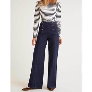 Boden The Helston Sailor Jean Indigo Womens US Size 18L